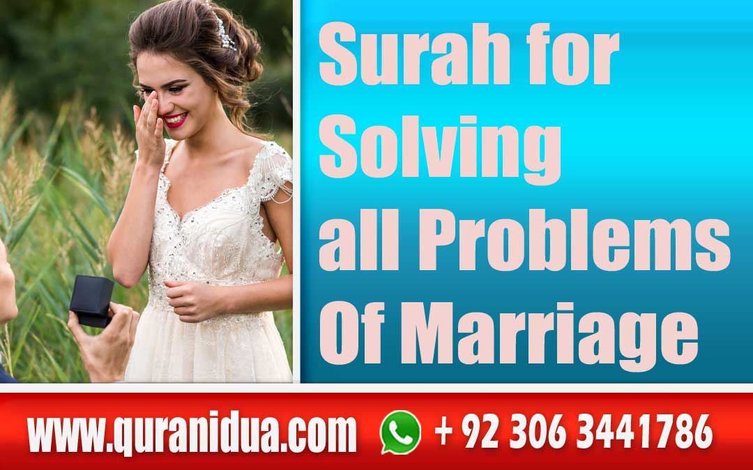 Solving all Problems Of Marriage